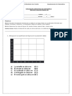 Evaluación Formativa Ubicación Espacial y Figuras 3D