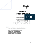 Linear Programming: Formulation & Applications