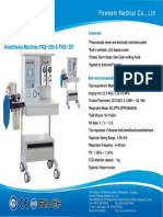 Anesthesia Machine PAS-200 AND 202