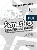 Boletin #1 Semestral 2013-II ADE Aduni