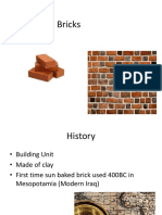 History, Types and Constituents of Bricks - The Building Block