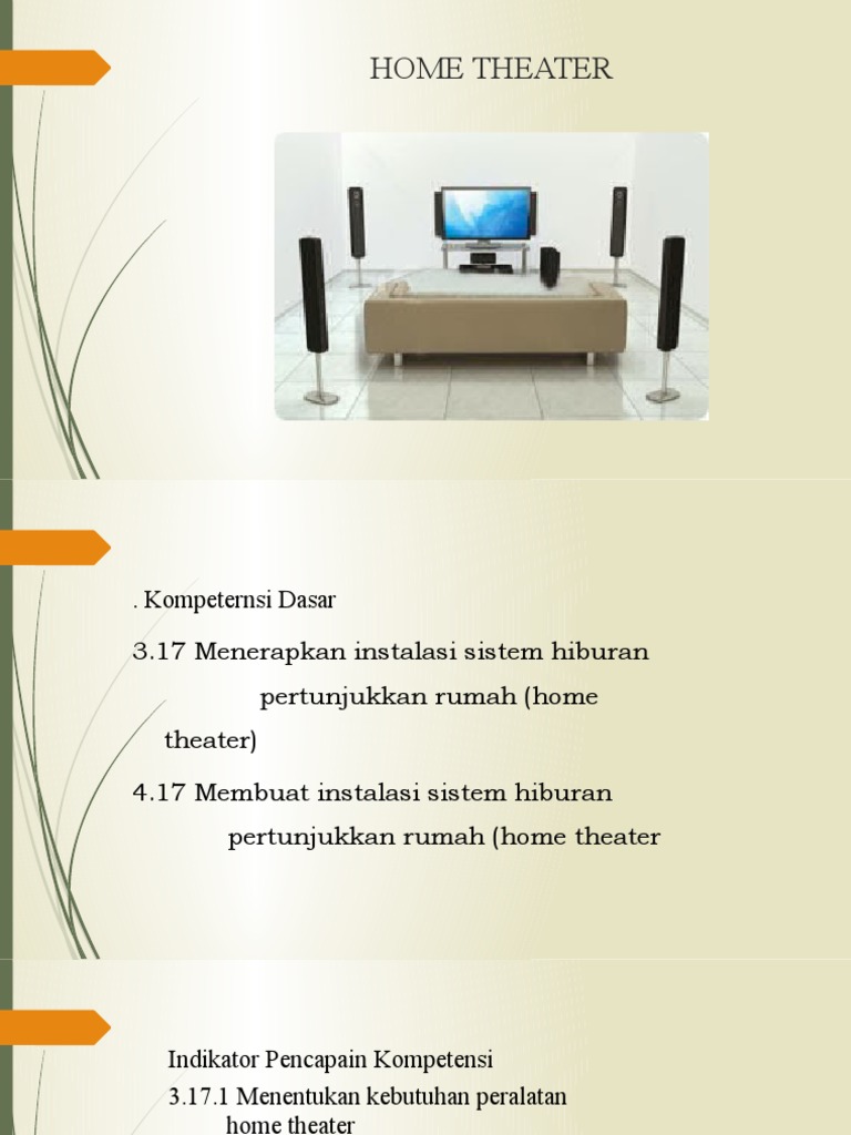 Home Theater PDF