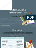 sistema de costeo ejercicio