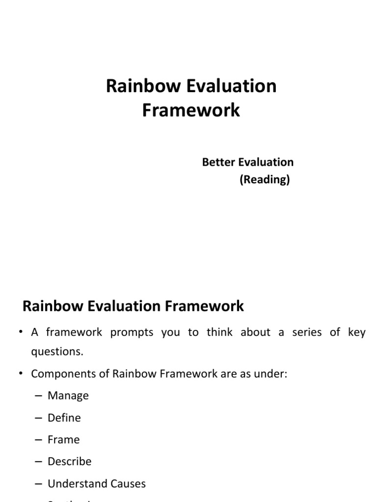 Rainbow Eval | PDF | Evaluation | Cluster Analysis