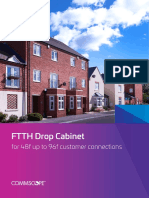 Brochure - FTTH Drop Cabinet For 48f & 96f Customer Connections