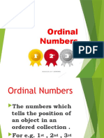 Ordinal Numbers PPT New 15.7.21