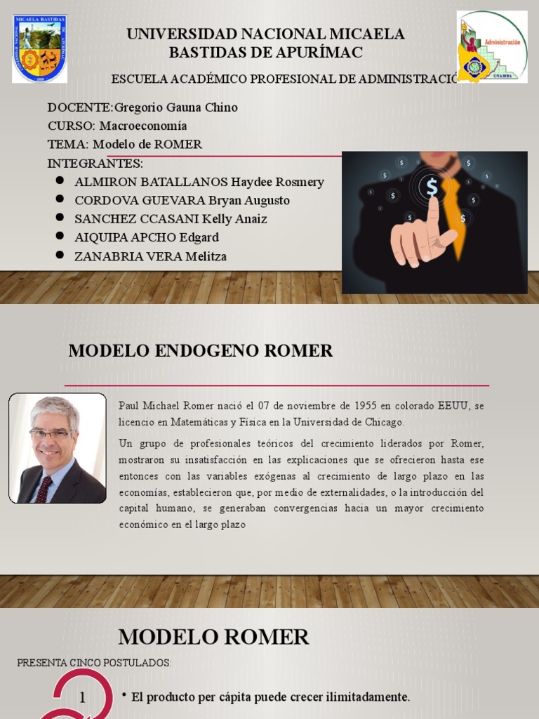Modelo de Romer | PDF | Crecimiento económico | Exterioridad