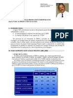 INSERTION des PROJETS de PRODUCTION INDEPENDANTE