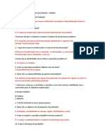 Questionário Administração de Produção