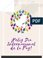 Día Internacional de La Paz - Poster Escolar.