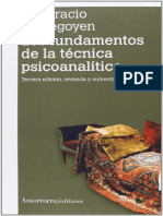 Etchegoyen, Horacio - Los Fundamentos de La Tecnica Psicoanalitica