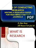 How to Write a Research Paper