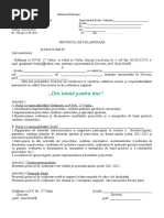 Protocol de Colaborare ,, Din Inimă Pentru Tine”