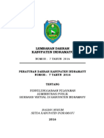 Lembaran Daerah Kabupaten Indramayu: Nomor: 7 Tahun 2016
