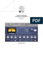 Classic Console ST Rip Compressor and Equalizer: Plug-In Version 1.0 User S Guide