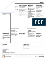 Final Lean Canvas