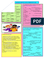 Past Simple Mixed Regular Irregular Verbs 15131