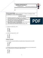 Control acumulativo de permutaciones y variaciones