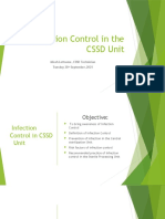 Infection Control in The CSSD Unit: Micah Lettsome, CSSD Technician Tuesday 28 September, 2021