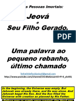 Somente Dois - Jeova Deus e Seu Filho Gerado