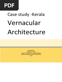 Case Study - Kerala: Vernacular Architecture