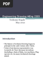 Engineering Drawing Meng 2203: Teshome Bogale May 2021