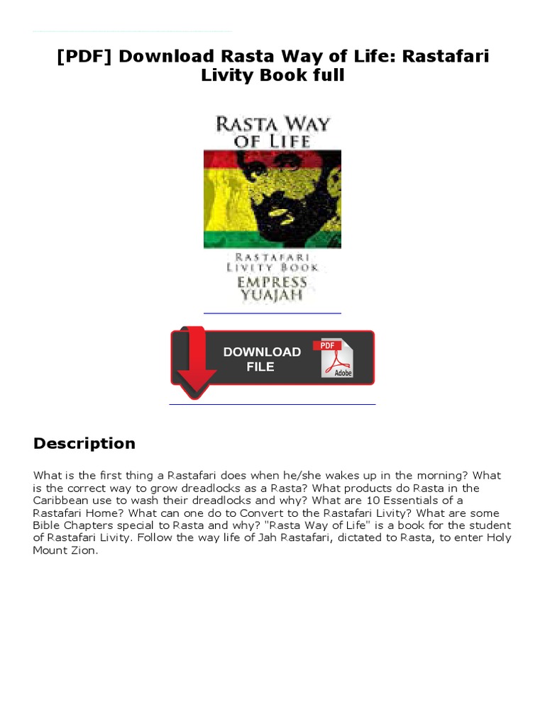 Rasta Way of Life: A Guide to Livity | PDF