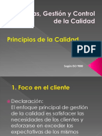 Principios de La Calidad - Segun Iso 9000 - 2015 - Powerpoint - 2015