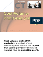 CVP Analysis and Break Even Point Analysis