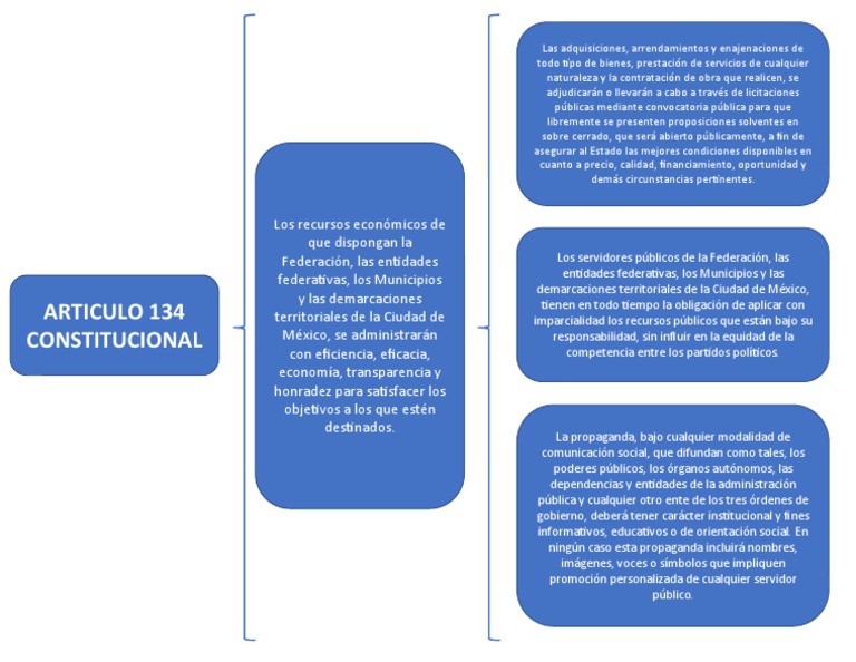 Artículo 134: Administración Pública Eficiente | PDF | Economias