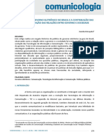 Artigo - A evolução do governo eletrônico no Brasil e a contribuição das TIC na redefinição das relações entre governo e sociedade