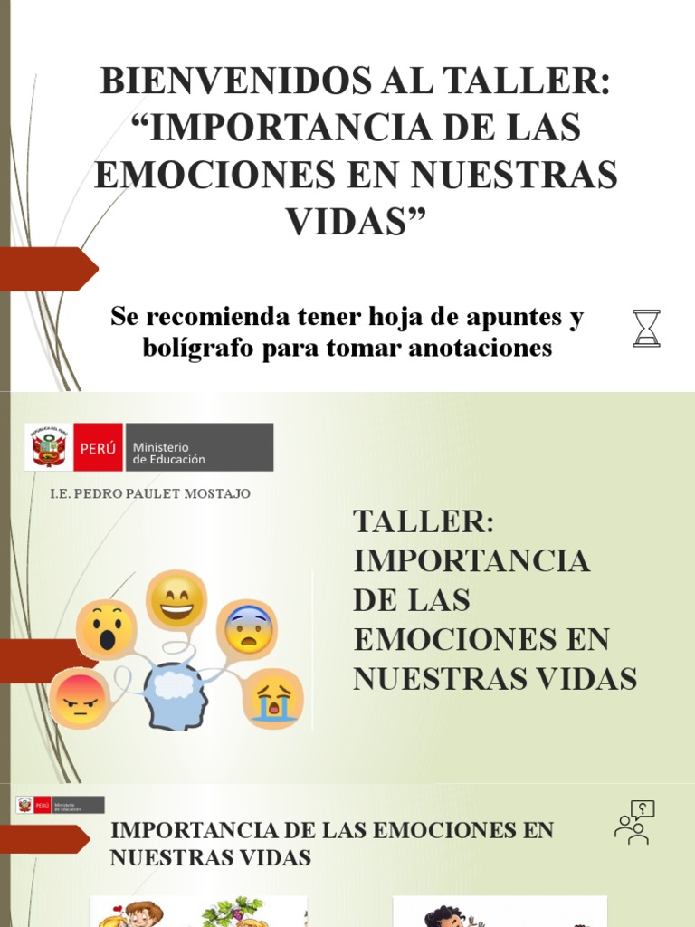 Importancia de las Emociones en la Vida | PDF | Las emociones | Cerebro