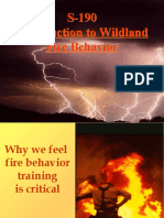S-190 Introduction To Wildland Fire Behavior