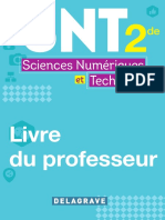 SNT 2nde - DELAGRAVE - Livre Du Professeur