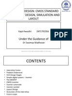 Custom Ic Design: Cmos Standard Cell Circuit Design, Simulation and Layout