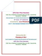 Java Programming_Unit 7_Prosenjit Roy