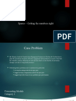 Case 2 - Spare Problem