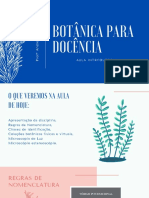 Botânica para docência - aula 1