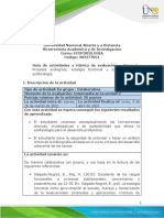 Guía de Actividades y Rúbrica de Evaluación - Tarea 4 - Procesos Ecológicos, Ecología Funcional y Su Aporte A La Ecofisiología