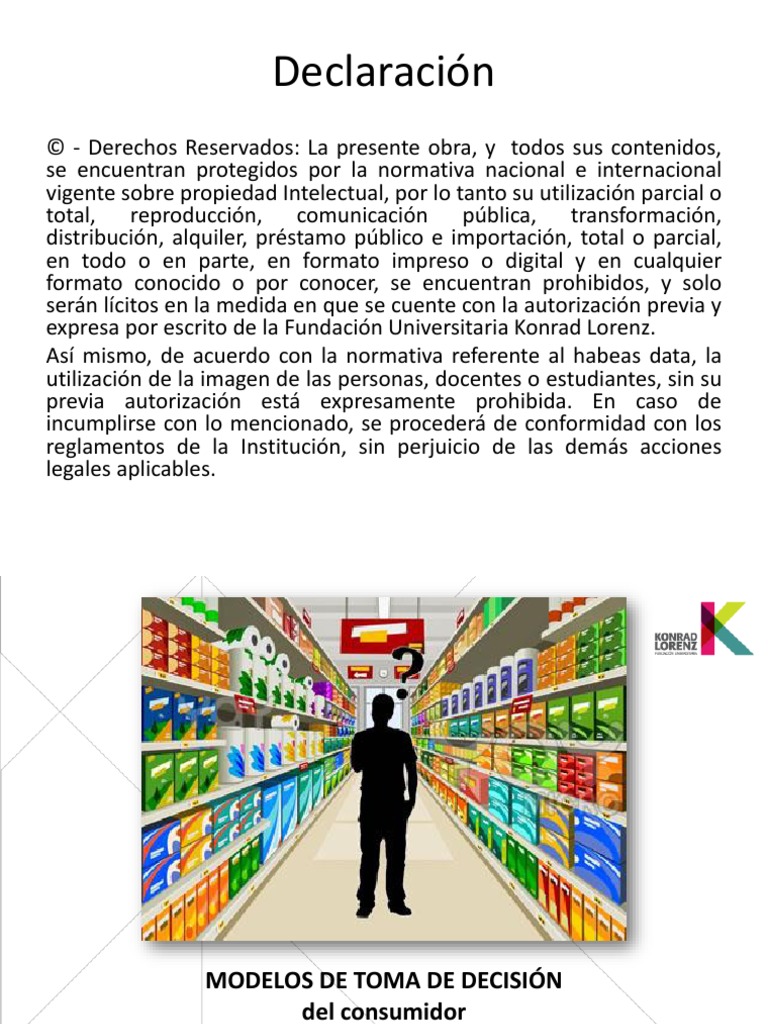 Toma de Decisión Del Consumidor | PDF | Toma de decisiones | Producto  (Negocio)