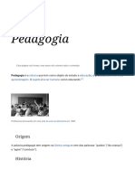 Pedagogia: História e Fundamentos