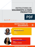 Instructores Seguimiento Etapa Productiva