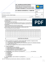 6º Ano - Avaliação Multidisciplinar - Ciências e Matemática - 3º Bimestre