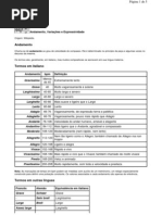 Andamento variacoes e expressividade