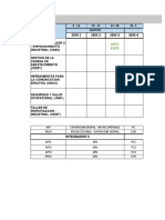 Calendario académico de cursos y exámenes de gestión de la cadena de abastecimiento