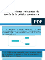 Tres cuestiones relevantes de teoría de la política