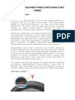 Dicas para Escolher o Pneu Certo para o Seu Carro