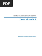 Comunicacion Oral y Escrita (Tarea)