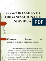 Comportamiento Organizacional e Individual