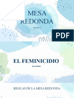 Feminicidio-Mesa Redonda